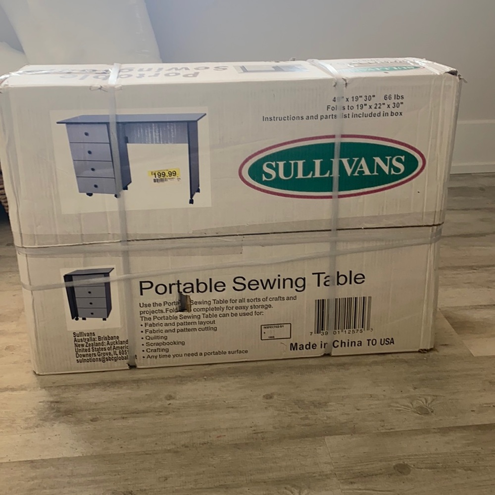 Portable sewing table from Joann fabrics